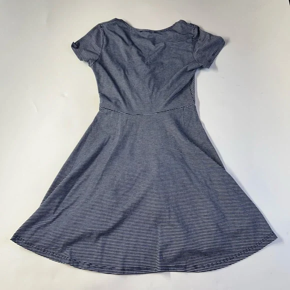 Rolla Coster Navy Stripped Wrap Dress size Small - Picture 5 of 9